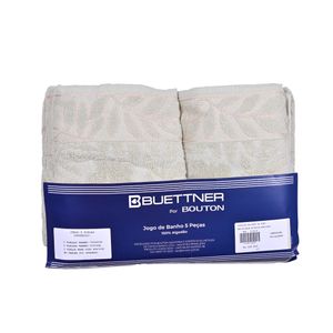 Juego De Toallas 5pz Tropical Verde Bouton