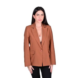 Blazer Forrado Terracota Mujer L’exclusif