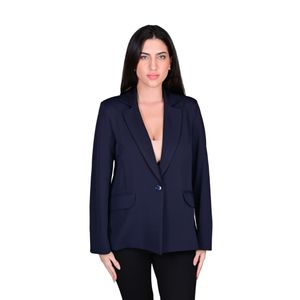 Blazer Forrado Azul Marino Mujer L’exclusif