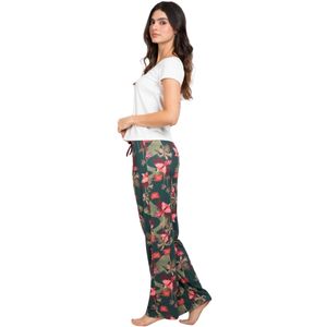 Pijama Pantalón Marfil Manga Corta Mujer Talulah