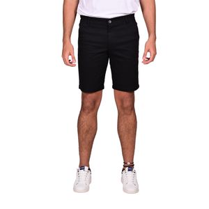 Bermuda Básica Negra Hombre New Green