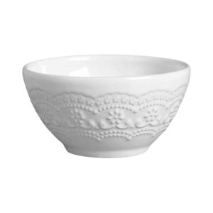 Bowl Con Diseño Exterior Madeleine Ravenna 367 ml Blanco Porto Brasil