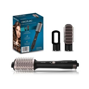 Cepillo Alisador Ceramiccare 3 En 1 Styler Negro Cecotec