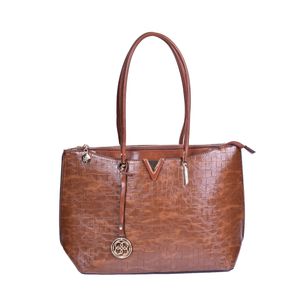 Cartera Texturizada Marrón 10L Mujer Chenson