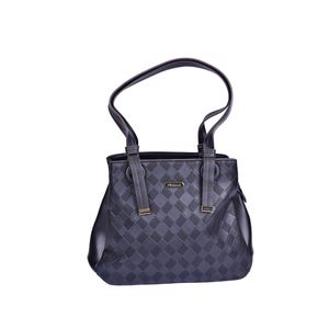 Cartera Chenson con Diseño de Rombos en Relieve y Asas Delgadas Mujer
