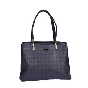 Cartera Negra Chenson con Detalles Dorados Mujer