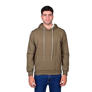 Canguro Con Capucha Basic Fleece Verde Hombre Connection
