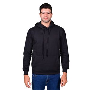 Canguro Con Capucha Kindly Fleece Negro Hombre Connection