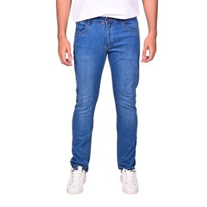 Jeans Classic Azul Medio Hombre Oscar De La Renta