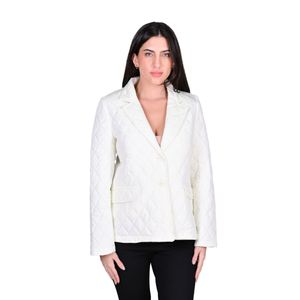 Blazer Matelassé Sin Forro Marfil Mujer L'Exclusif