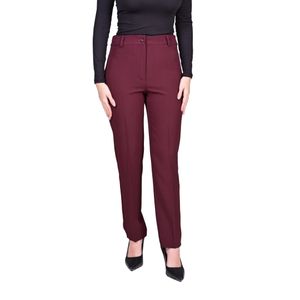 Pantalón Básico Ruth Pitillo Bordó Oscuro Mujer L'Exclusif