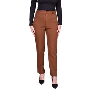 Pantalón Básico Ruth Pitillo Marrón Mujer L'Exclusif