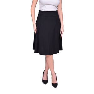 Pollera Coctel Elegante Negra Femenina L'Exclusif