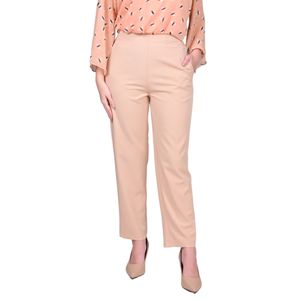 Pantalón Con Goma En La Parte Trasera Estilo Prada Beige Mujer Juliette