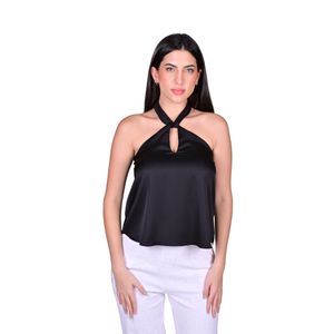 Camisilla Estilo Halter Negro Mujer Juliette
