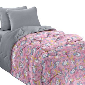 Edredón Estampado Unicornio Infantil150x220 cm Bouton