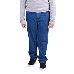 Jeans Clásico Corte Regular Azul Medio Niño Stitches