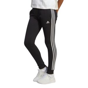 Jogger Negro 3-Stripes Essentials French Terry Mujer Adidas