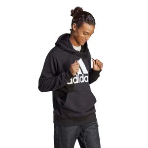 Canguro Negro Con Capucha Essential Logo Line Hombre Adidas