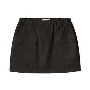 Pollera Cargo Cinturilla Elástica Twill Negro Niña Nameit