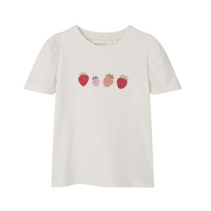 Remera Manga Corta Ss Top Marfil Niña Nameit