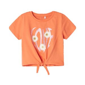 Remera Nudo Estampada Love Coral Niña NAMEIT