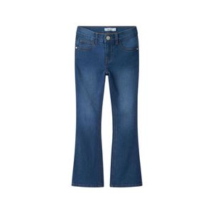 Jeans Corte Recto Modelo Bootcut Azul Niña Nameit