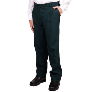 Pantalón Escuela Verde Oscuro Con Goma Niño