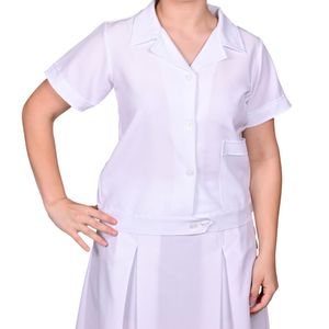 Chaqueta Blanca C/ Pretina Adolescentes