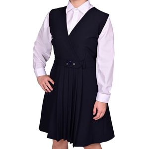 Jumper Azul Tableado C/ Cinto Adolescentes Palmer