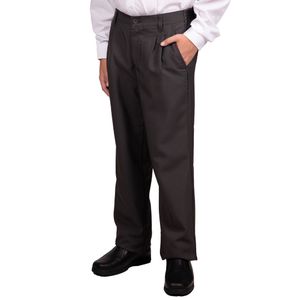 Pantalon Gris Oscuro Con Goma Niño