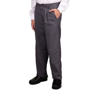 Pantalon Gris Con Goma Niño