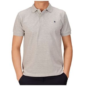 Remera Gris C/ Polo Regular Fit Ted Lapidus