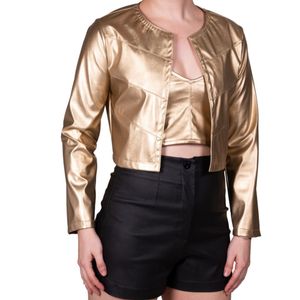 Campera En Cuerina Mujer Tiare