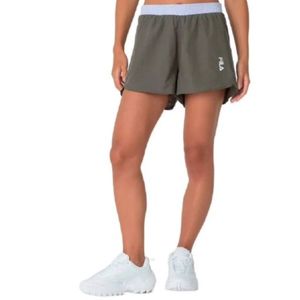 Short Verde O Block Letter Combinado Mujer Fila