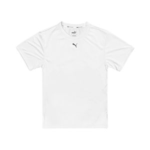 Remera Manga Corta Fit Everyday Blanco Con Logo Negro Hombre Puma