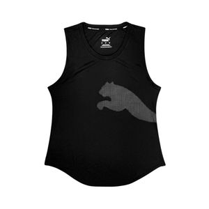 Camisilla Deportiva Train All Day Big Cat Negro Mujer Puma