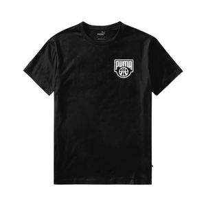 Remera Manga Corta Posterize Gráfico Lateral Negro Hombre Puma