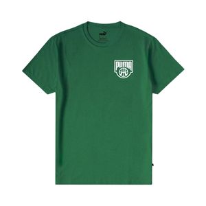 Remera Manga Corta Lateral Graphics Posterize Verde Hombre Puma