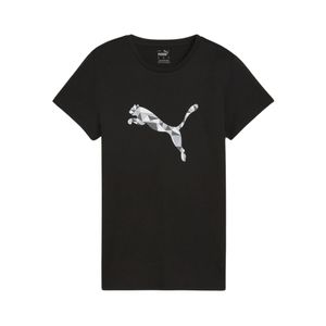 Remera Manga Corta Front Graphic Cat Negro Blanco Mujer Puma
