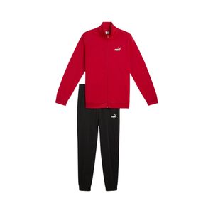 Conjunto Deportivo Essential Poly Suit Rojo Negro Hombre Puma