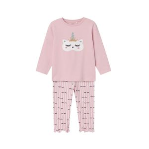 Pijama Manga Larga Estampado Regular Fit Niña Nameit
