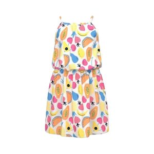 Vestido Sin Mangas Combinado Estampado Frutas Niña Nameit