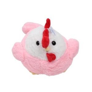 Peluche Gallina Rosa 19 cm – Suave y Ideal para Niños