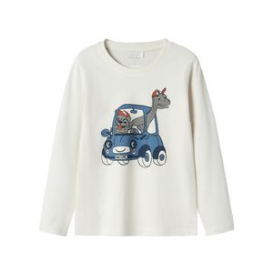 Remera Manga Larga Marfil Niño Nameit
