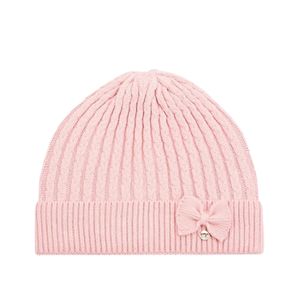 Gorro con Moño Modelo Clásico Color Rosa Niña Original Marines