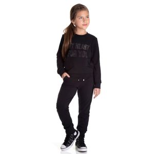 Conjunto Deportivo Estampado Brillante My Heart For You Niña TMX