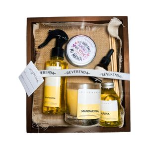 Difusor Aromático Kit Box Rústico Mandarina Reverenda