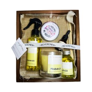 Difusor Aromático Kit Box Rústico Mburucuyá Reverenda