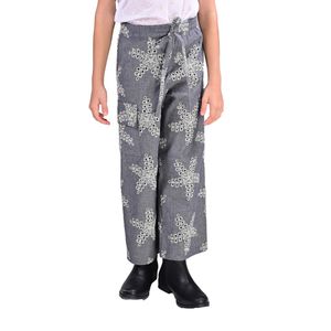 Pantalón Cargo Estampado Estrellas Gris Niña Tiare